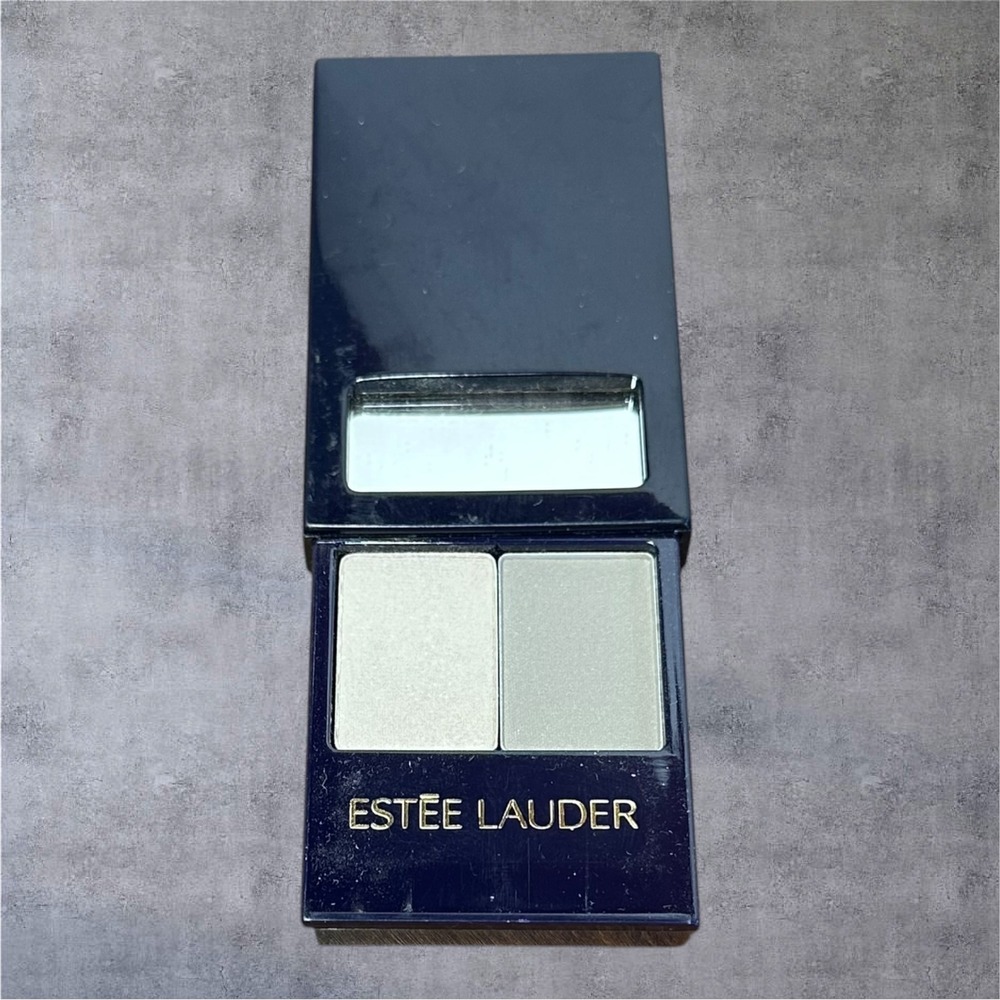 New Estee Lauder Eyeshadow Duo Womens 06 Storm Duo Wet/Dry Compact